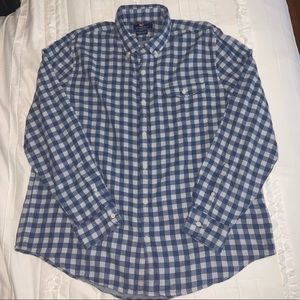 Men’s Vineyard Vines Crosby Shirt - Blue Plaid Button Down